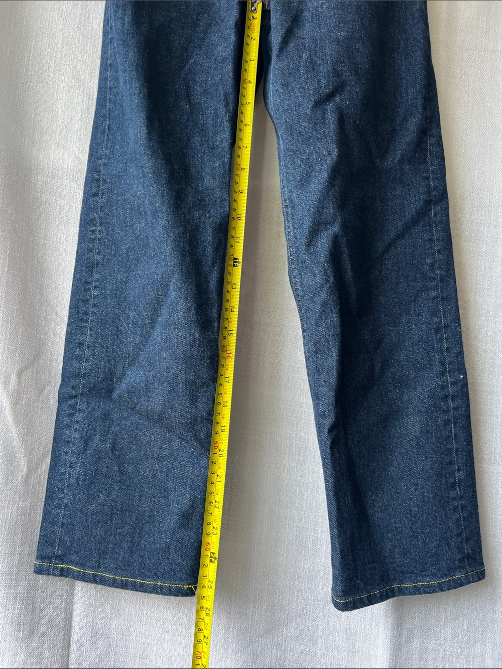 Everlane High-Rise Dark Blue Straight-Leg Jeans Size 25 “The Way-High Jean” - Picture 8 of 9